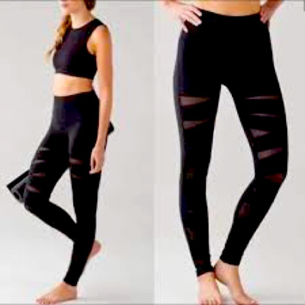 Lululemon Wunder Under Tech Mesh Cutout Leggings (Discontinued Limited Edition)6